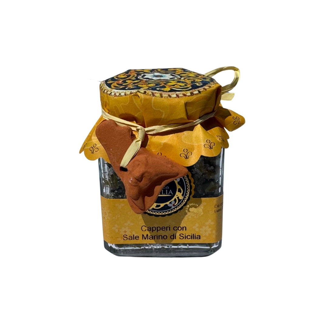 CAPPERI CON SALE MARINO DI SICILIA 210 gr