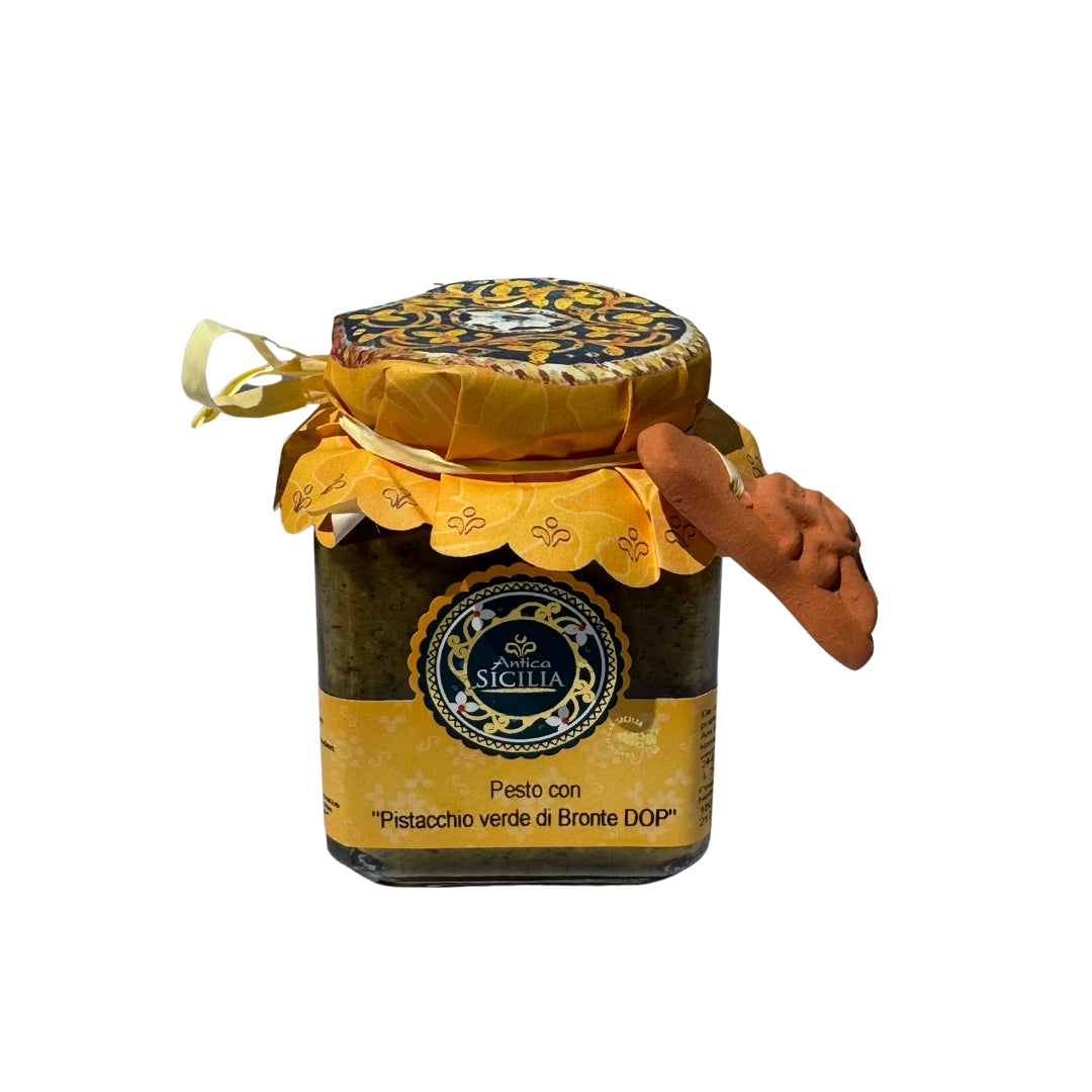 PESTO CON PISTACCHIO VERDE DI BRONTE "DOP"